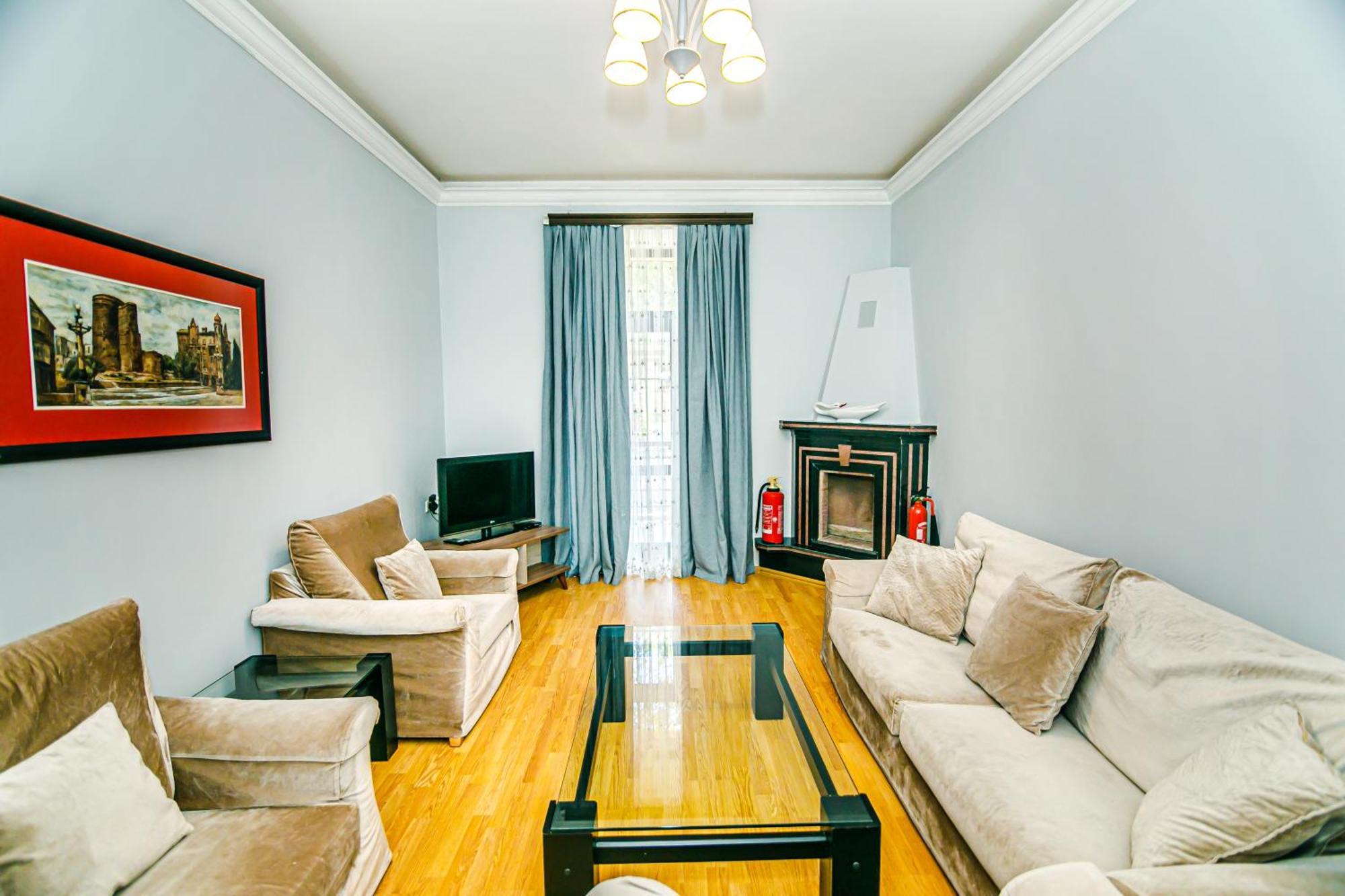 Azneft Royal Suite Apartment Sea View Bakoe Buitenkant foto